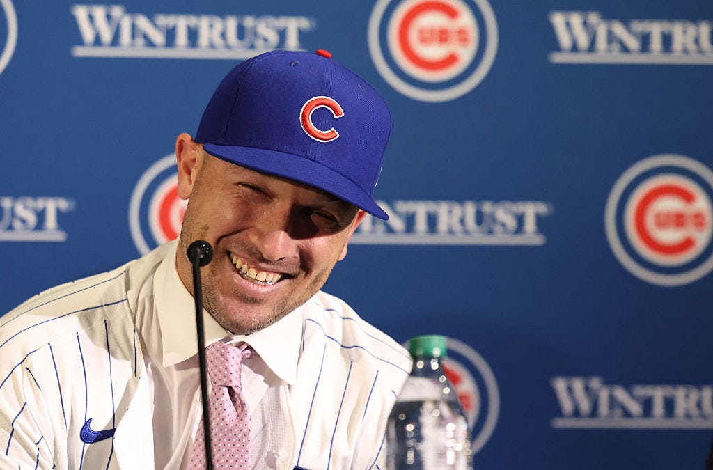 Bregman at his Cubs introduction conference